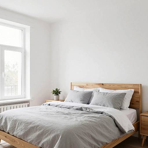 Scandinavian Bedroom with Natural Light