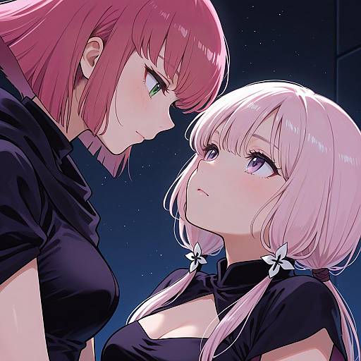 Illustration of Haman karn, gundam in the style of Pumpkinpan