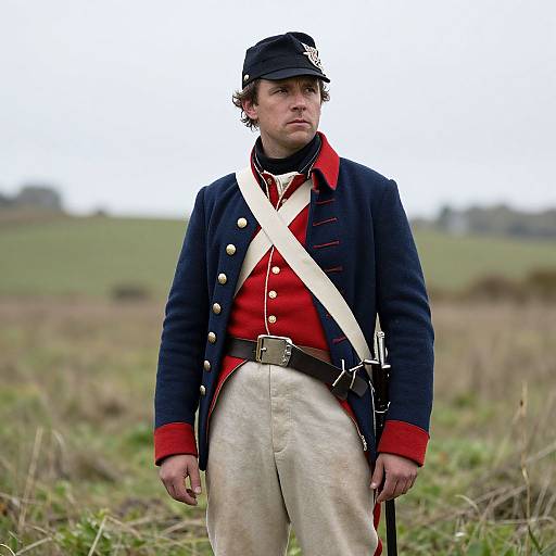 British Soldier in Revolutionary War