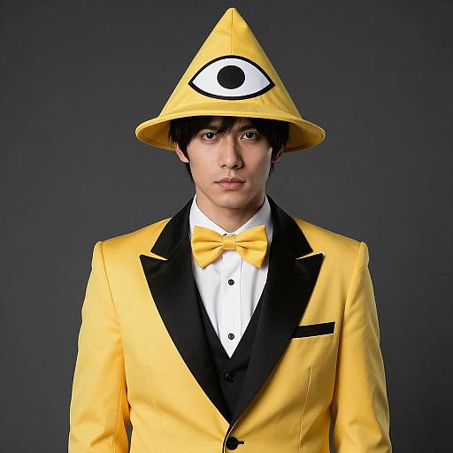 Stylish Bill Cipher Cosplay Portrait