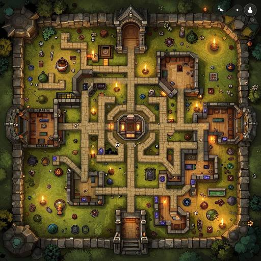 Fantasy DND Dungeon Map Maker
