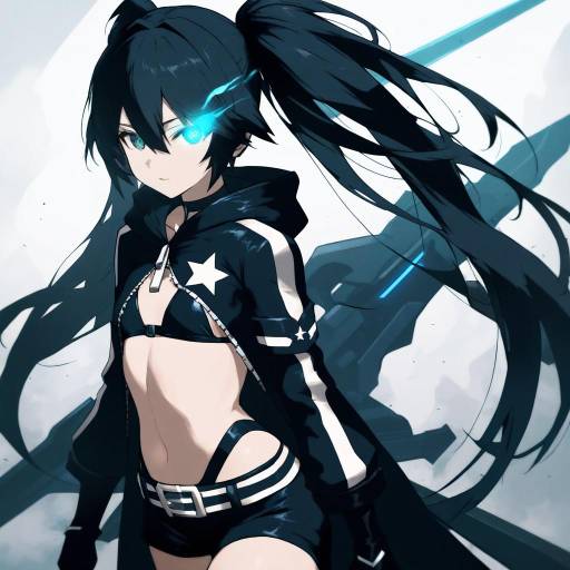 Black Rock Shooter Inspired Character Portrait
