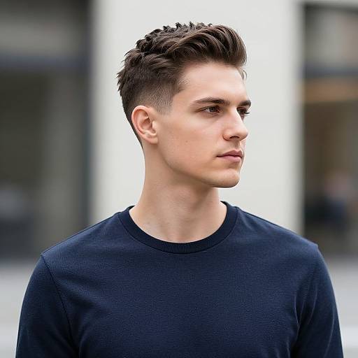 Edgar Cut Undercut on Fit Man