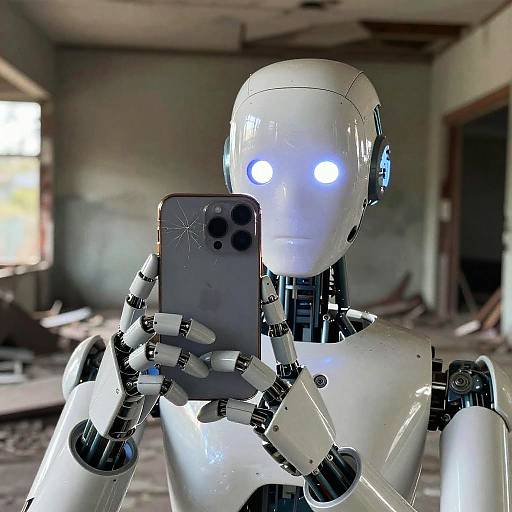 Last Selfie of an AI Robot