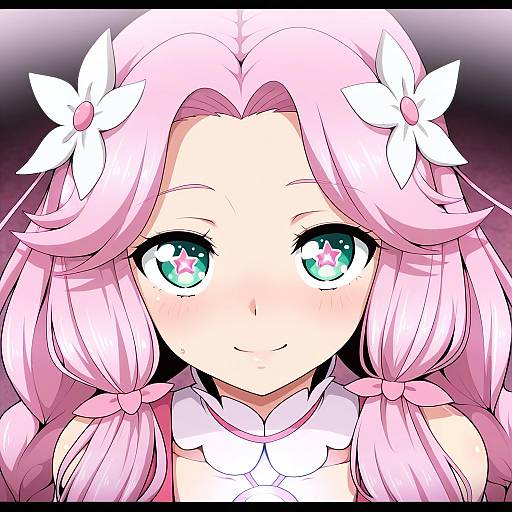 Illustration of Hanami kotoha, precure in the style of Fumutarou