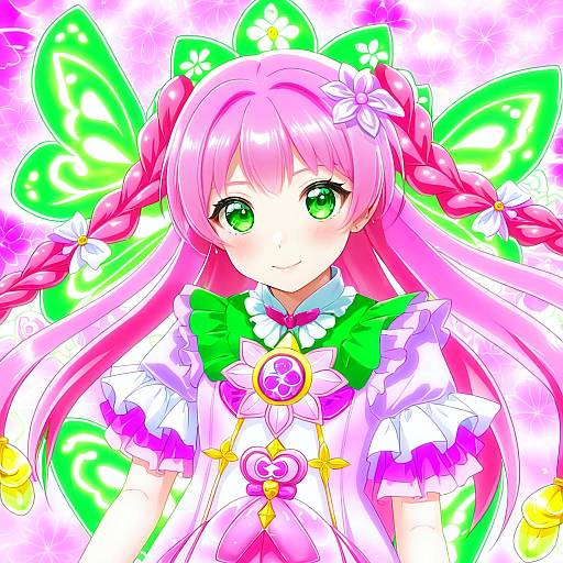 Illustration of Hanami kotoha, precure in the style of Mu46016419