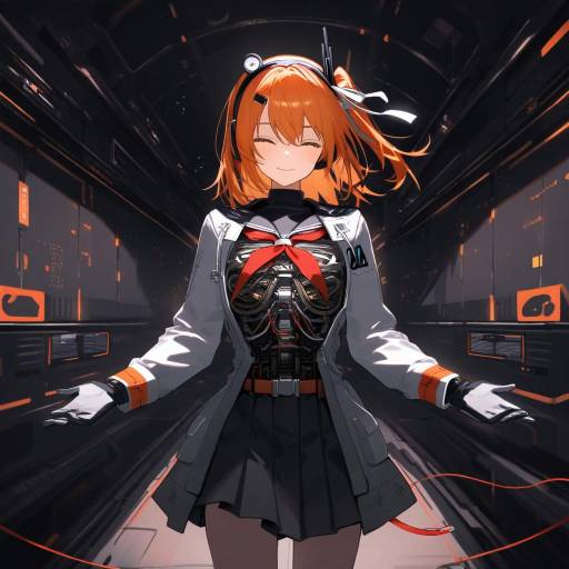 Android Cowgirl with Musical Vibes