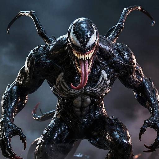Menacing Venom Symbiote Front View