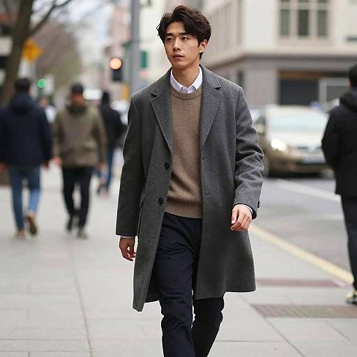 Stylish Young Man in Urban Fashion