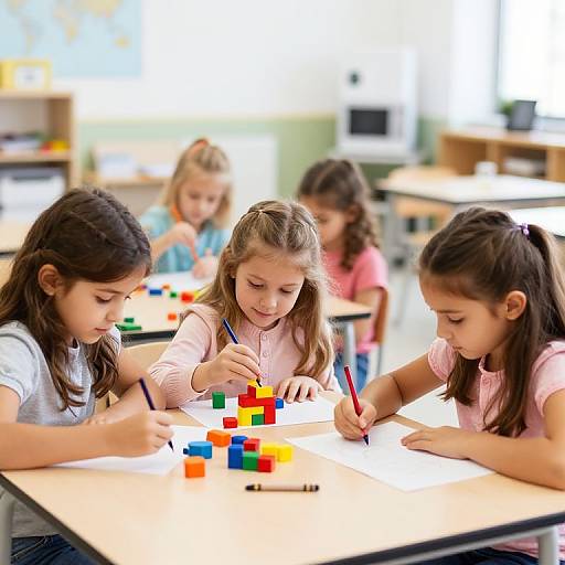 Joyful Girls Exploring Science and Art
