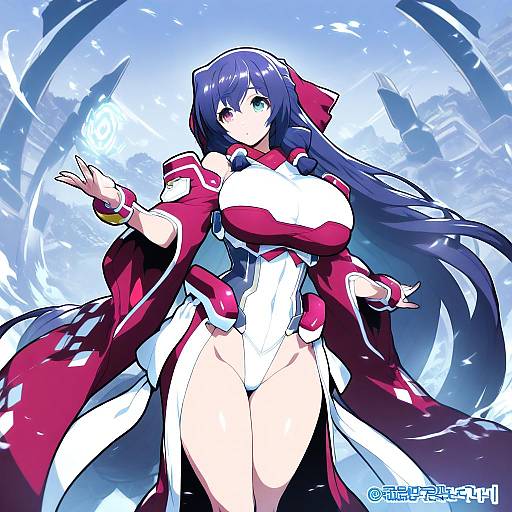 Illustration of Asama tomo, kyoukaisenjou no horizon in the style of Matsumoto tomoyohi