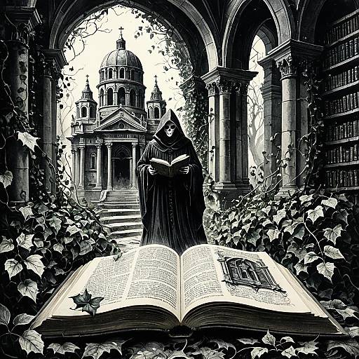 Phantom Librarian in Forgotten Basilica