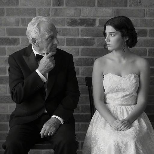 Captivating Black-and-White Portrait