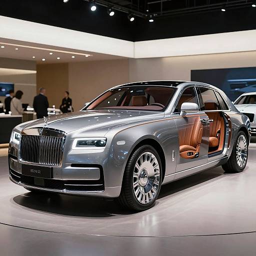 Luxury Hybrid Vintage-Futuristic Car Design