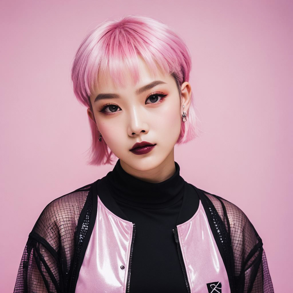 Pastel Goth Photoshoot with Modern Urban Vibes