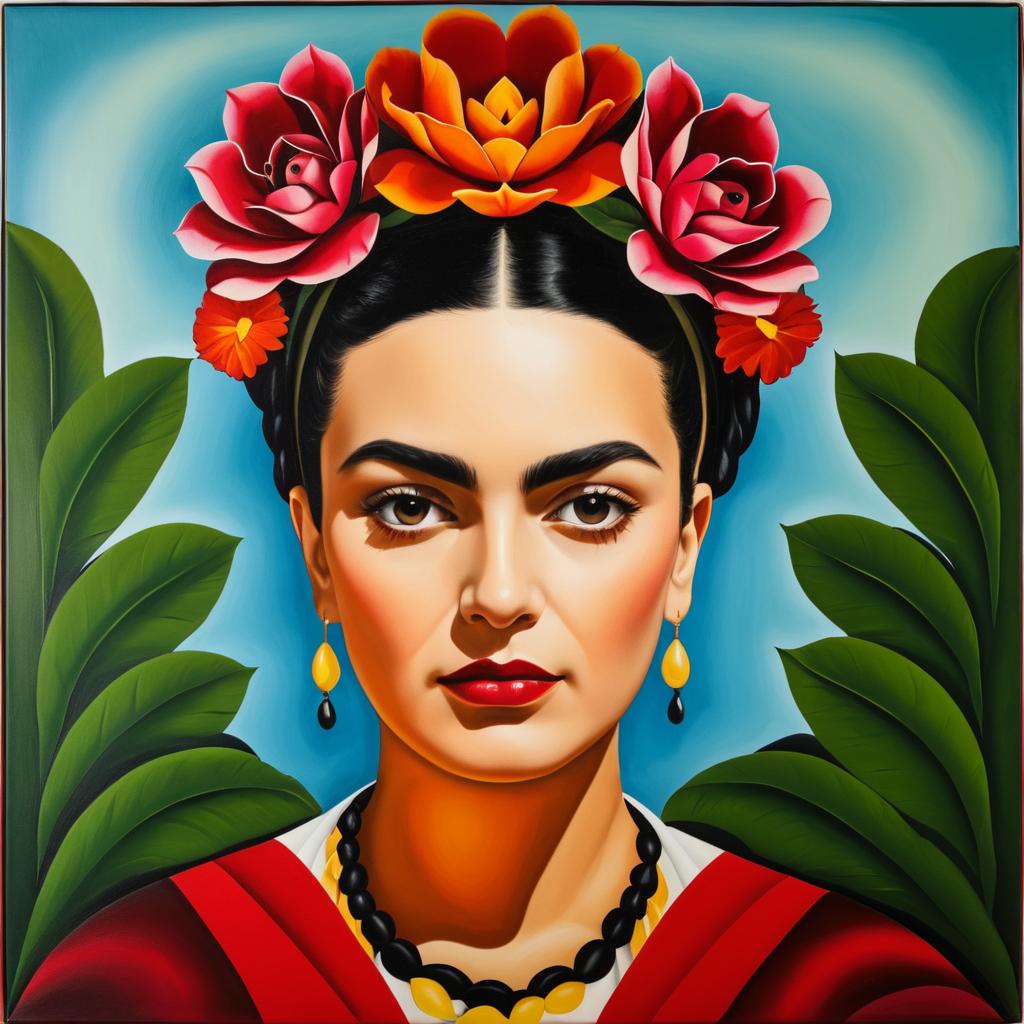 Frida Kahlo Meets Georgia O'Keeffe Style