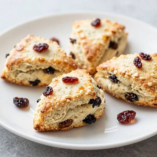 Delicious Scones with Dried Fruit