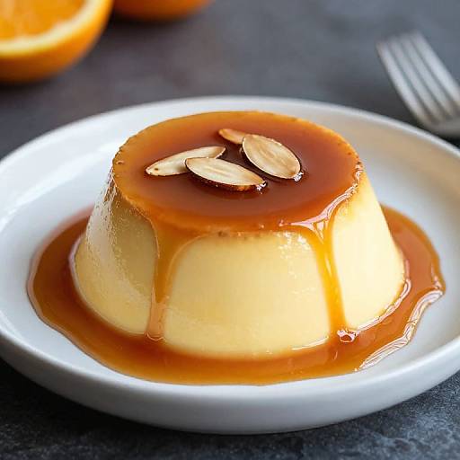 Orange Almond Steamed Pudding Delight