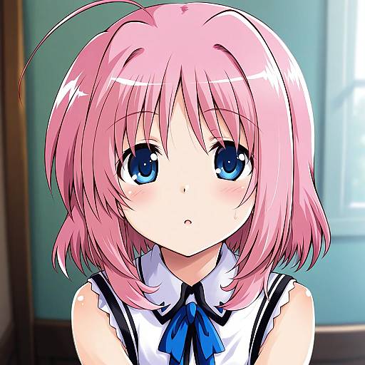 Illustration of Caro ru lushe, lyrical nanoha in the style of Iwashi dorobou -r-