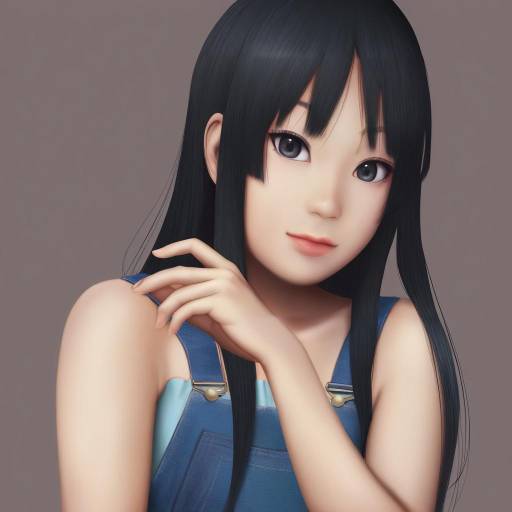 Elegant Solo Portrait of Akiyama Mio