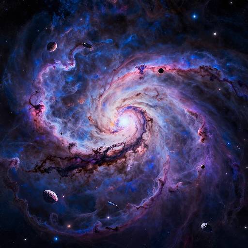 Vibrant Nebula Space Exploration Art