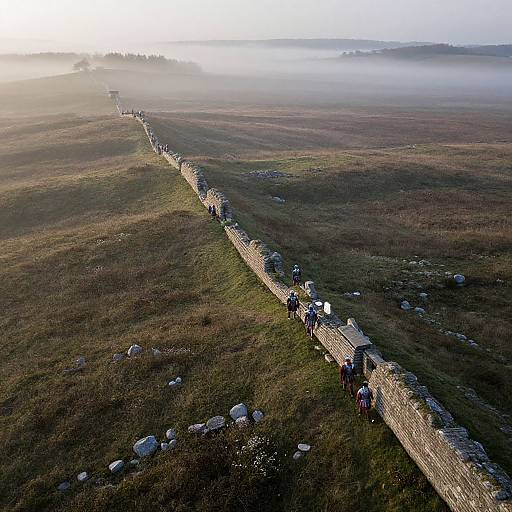 Aerial View of Hadrian's Wall Patrol