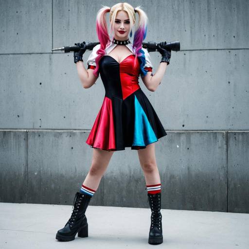 Vibrant Rebirth Harley Quinn Cosplay