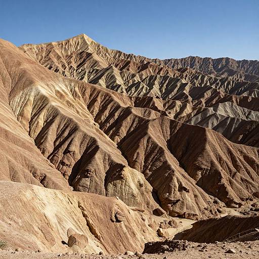 Time-Folded Mountain Erosion