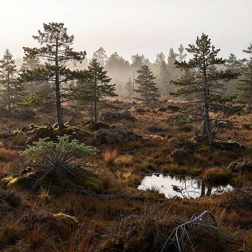 Muskeg Swamp at Early Morning