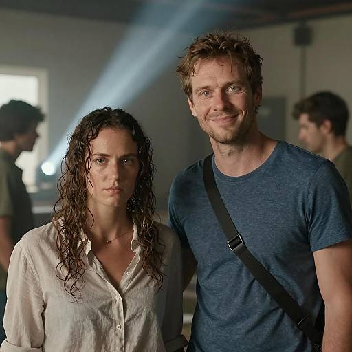 Contrasting Emotions in a Dim Room