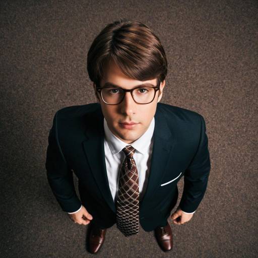 Young Man in Classic Business Attire