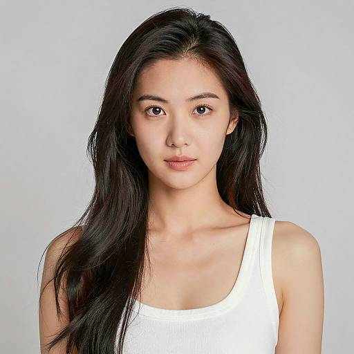 Portrait of an Asian Woman with Grace