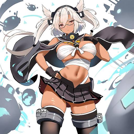 Illustration of Musashi kai (kancolle), kantai collection in the style of Zd (pixiv6210083)