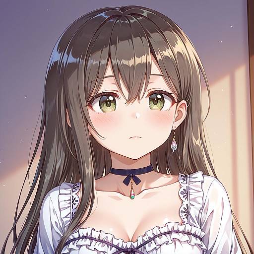 Illustration of Hanazono tae, bang dream! in the style of Kaoling