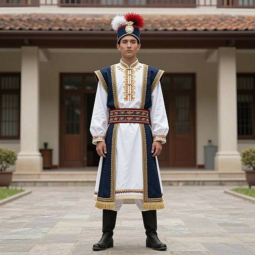 Man in Traditional Namesake Costume