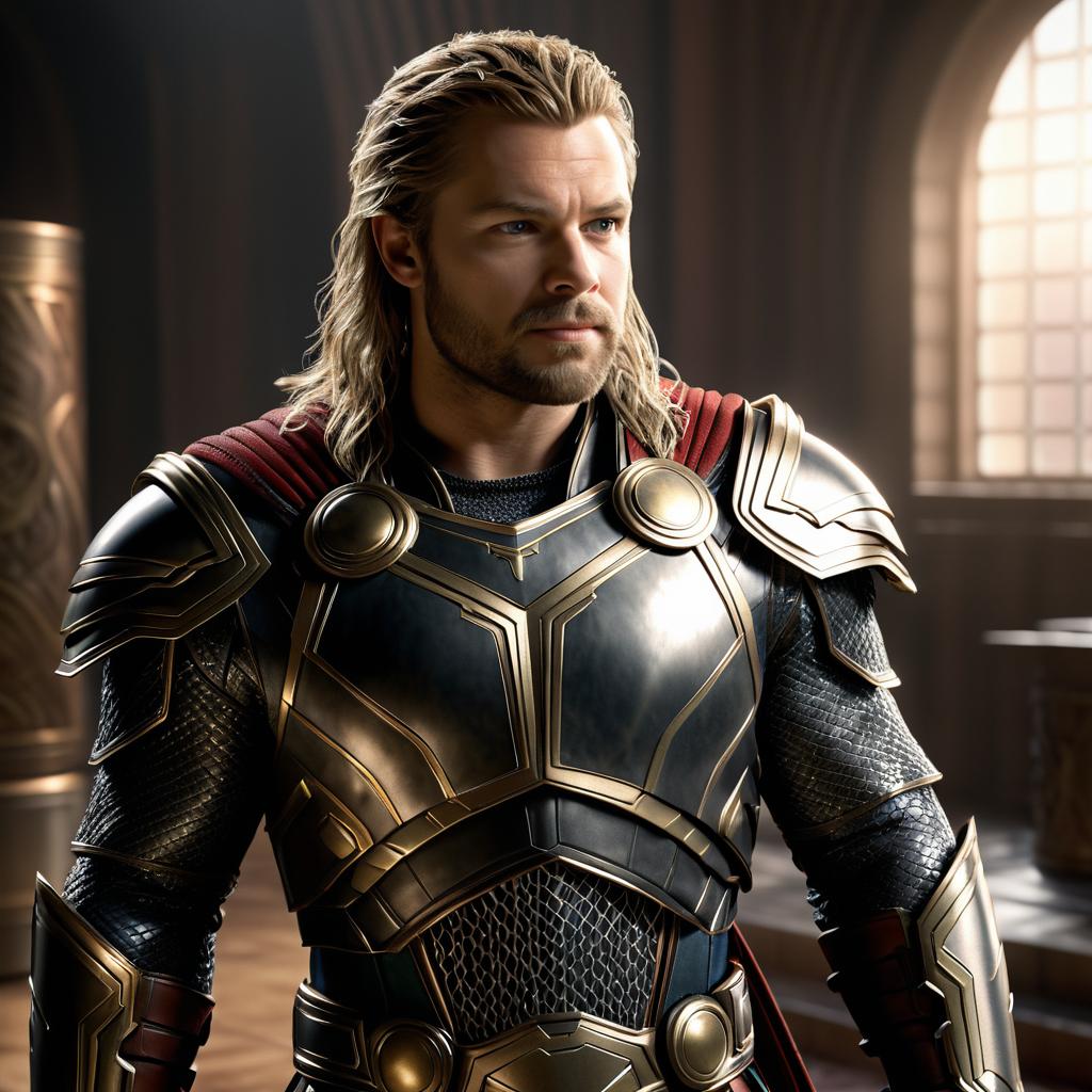 Photorealistic Thor in Cinematic Detail