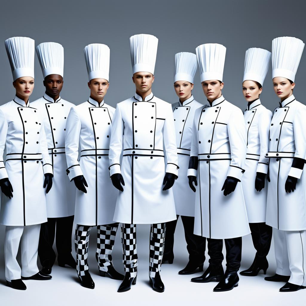 Avant-Garde Chefs in High Fashion Shoot