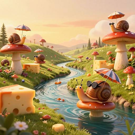 Whimsical Marmalade River Adventure