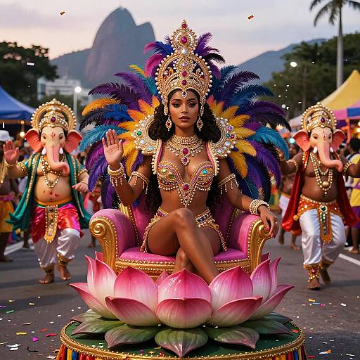 Surreal Rio Carnival with Samba Queen