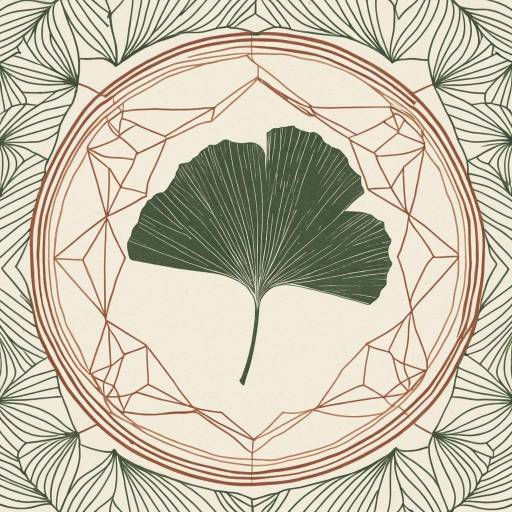 Intricate Ginkgo Leaf Illustration Design Intricate Ginkgo Leaf Illustration Design