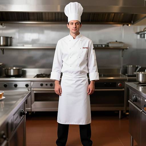 Professional Chef in Modern Kitchen