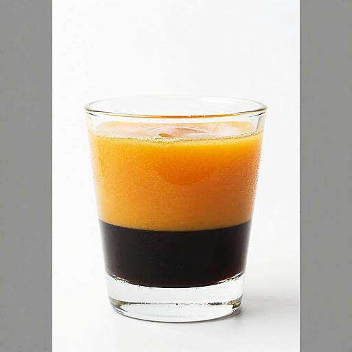 Two-Layered Drink in Minimalistic Style
