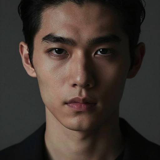 Hunter Eyes in Moody Fashion Portrait