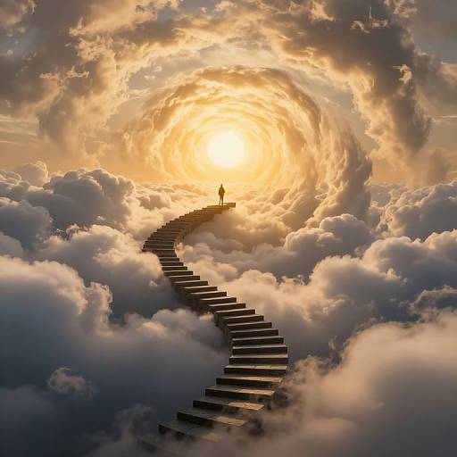 Endless Spiraling Steps to Light