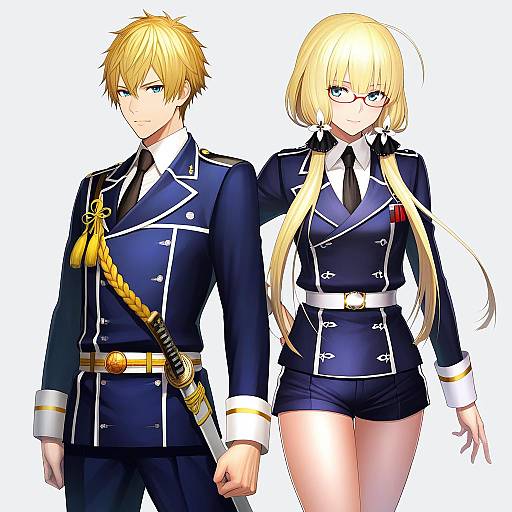 Illustration of Hakata toushirou, touken ranbu in the style of Minami koyogi