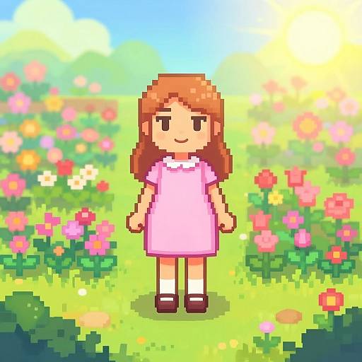Caroline Stardew in Pixel Garden