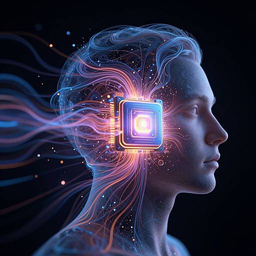 Abstract AI and Human Creativity Fusion