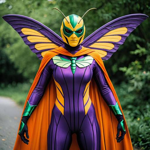 Vibrant Killer Moth Cosplay Concept