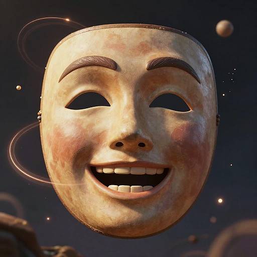 Surreal Morphing Expression Mask