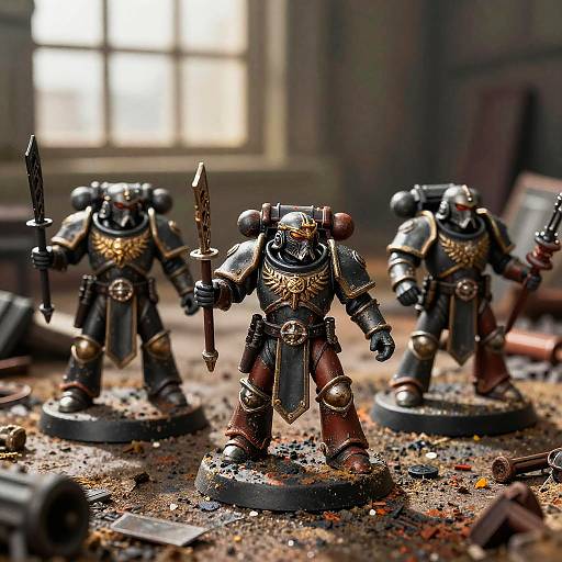Vintage Sci-Fi Primarch Miniatures